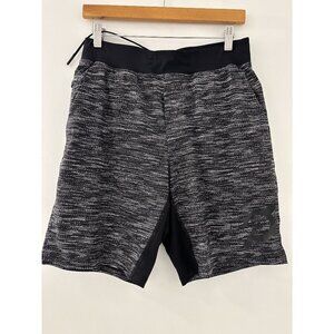 Lululemon Men's Activewear Peloton T.H.E‎ Short Black and white size Medium